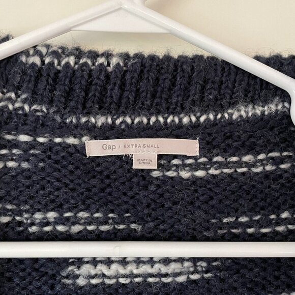 Women’s / Teen’s Gap Navy Blue Knit Open Cardigan Size XS - Picture 6 of 8